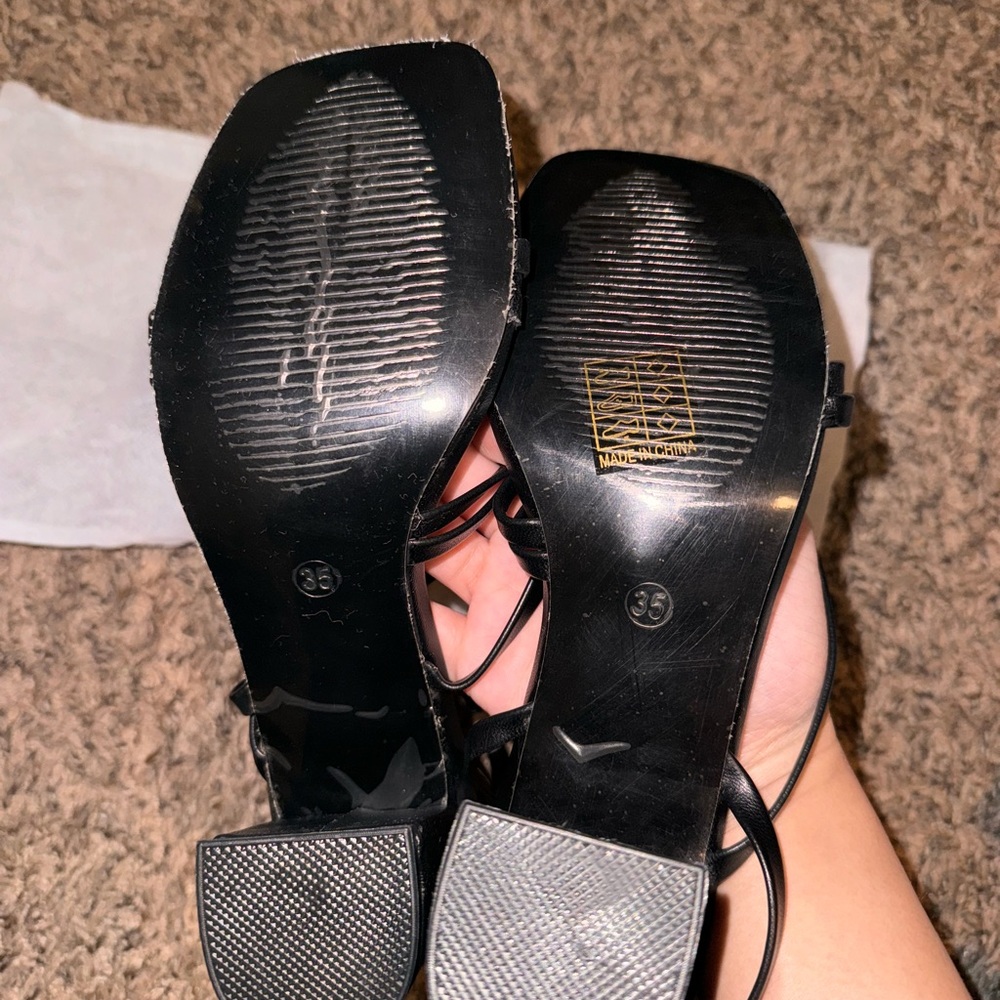 SHEIN strappy heeled sandals